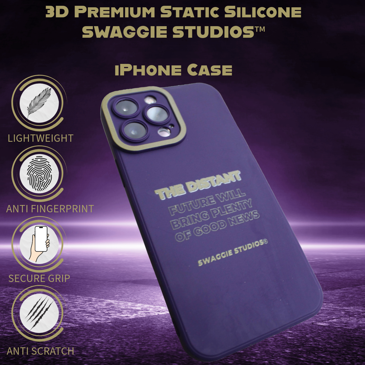 3D PREMIUM STATIC SWAGGIE STUDIOS™ iPHONE CASE